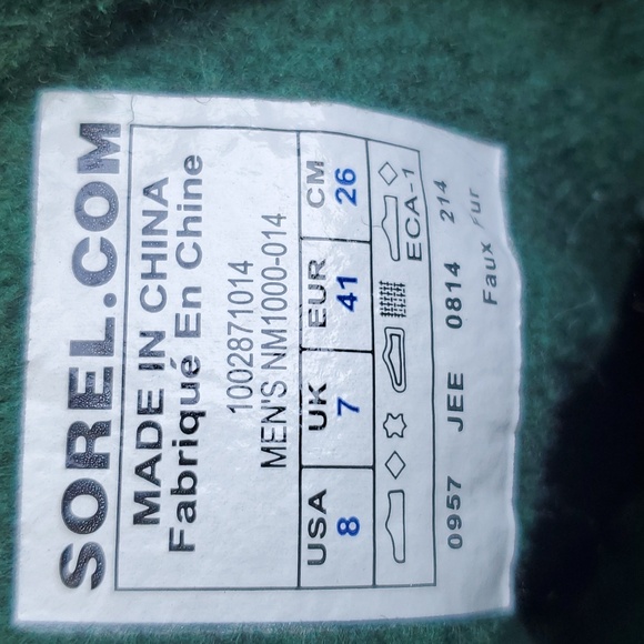 Sorel Caribou Suede Waterproof Winter boots. Men's Size 8 - Picture 8 of 15